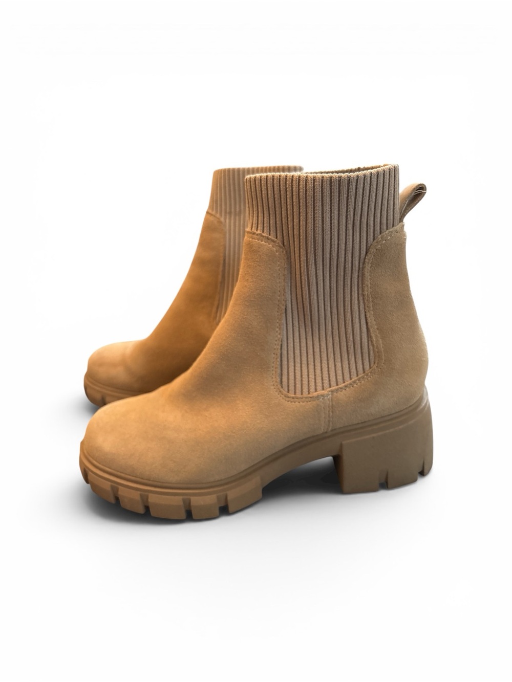 Steve Madden Hayle Suede Platform Ankle Boots